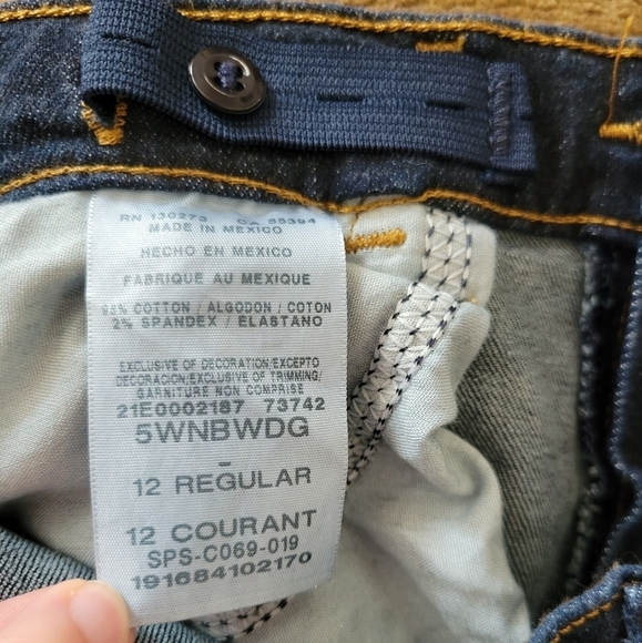 Wrangler Boy's Classic Boot Dark Wash Jeans Size 12 Regular - Picture 5 of 5